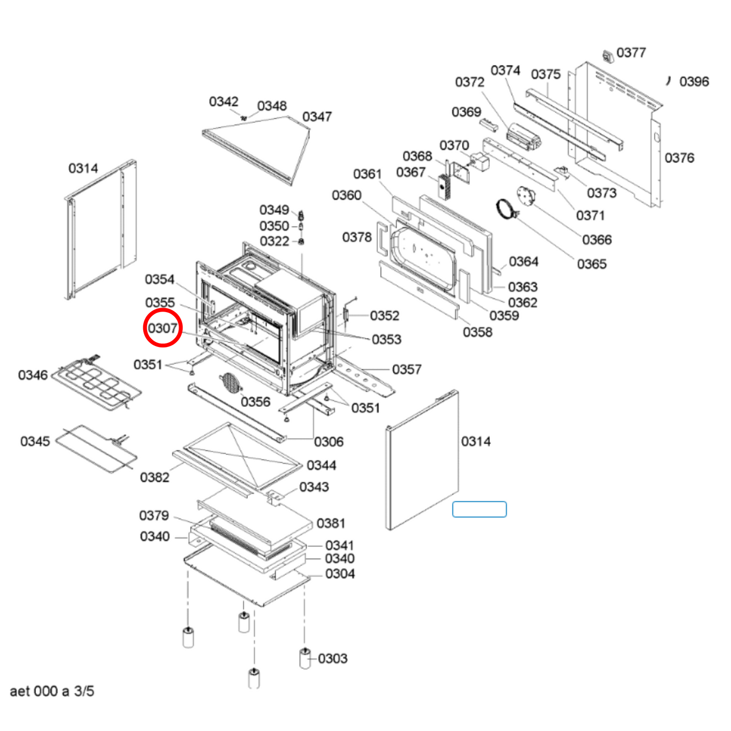 00497680 Bosch Oven Door Seal