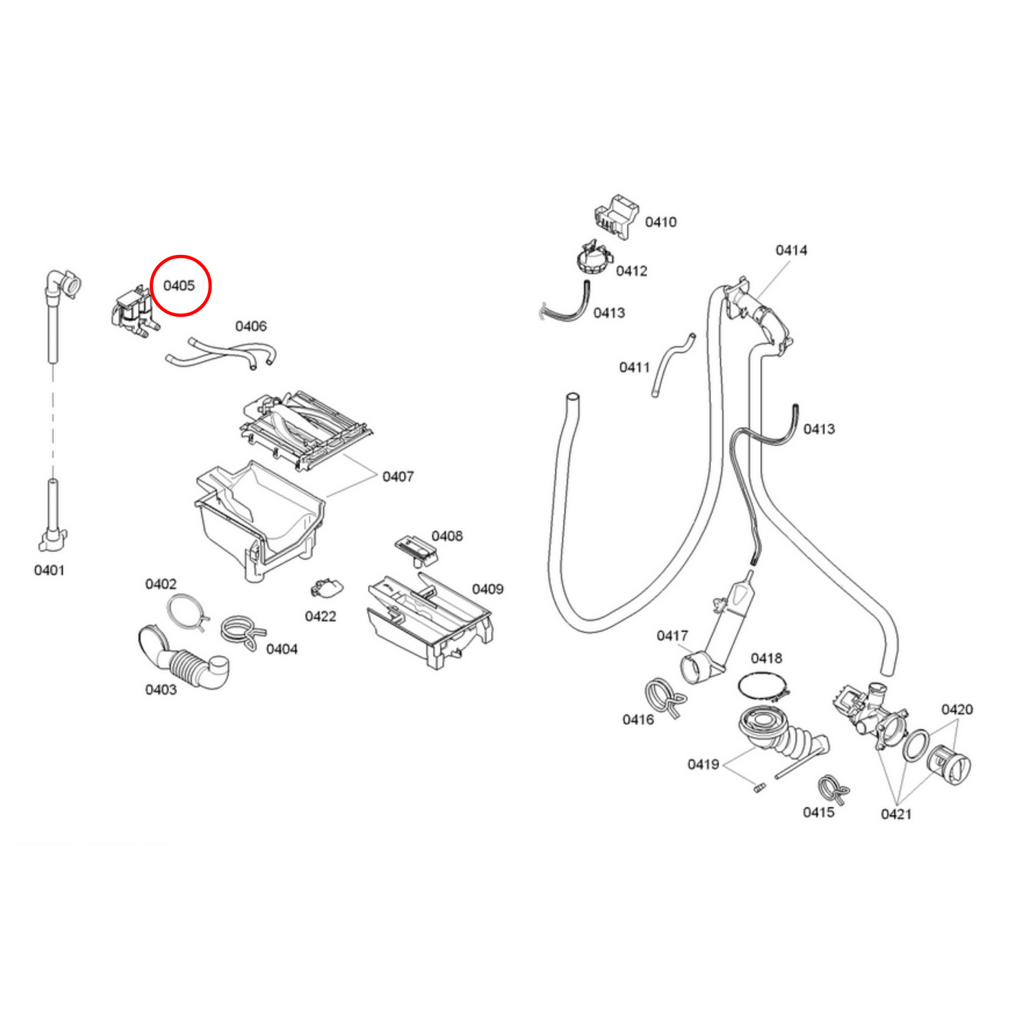 00615922 Bosch Washing Machine Inlet Valve