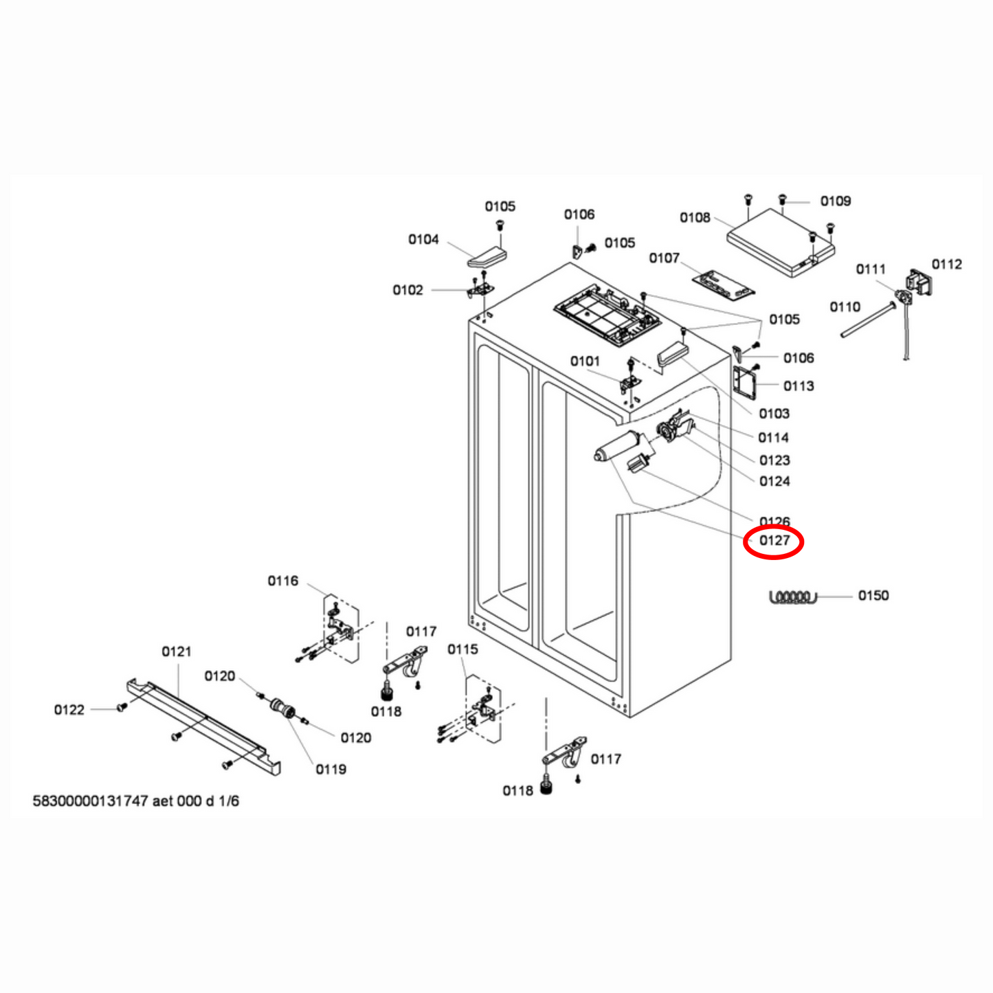 00640565 Bosch Fridge Water Filter Aqua Blue CS-52WF H20