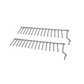 00645101 Bosch Dishwasher Lower Basket Rack Flip Insert (2)