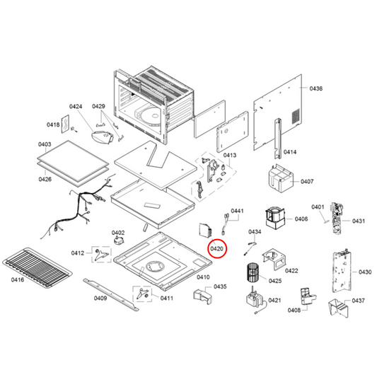 00647895 Bosch Microwave Inverter PCB - 00642714