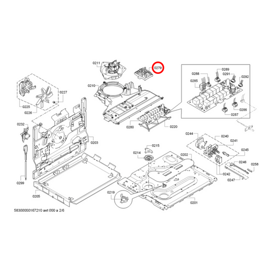 00656768 Bosch, Neff Oven Main Power PCB Control Module