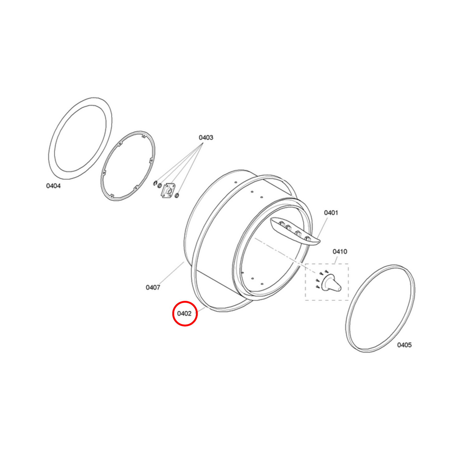 00657917 Bosch Dryer Drum Drive Belt