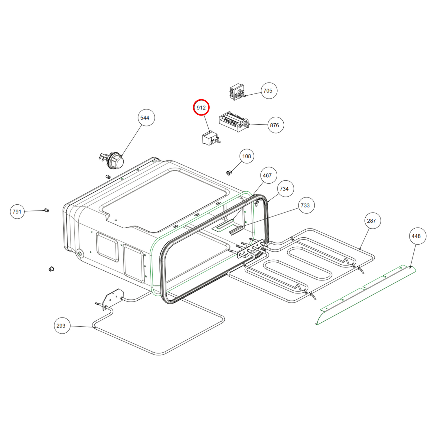 082558001 Belling Oven Thermostat 0-320 Degrees EGO 55.1769.220 - 083437200