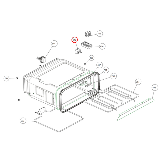 082558001 Belling Oven Thermostat 0-320 Degrees EGO 55.1769.220 - 083437200