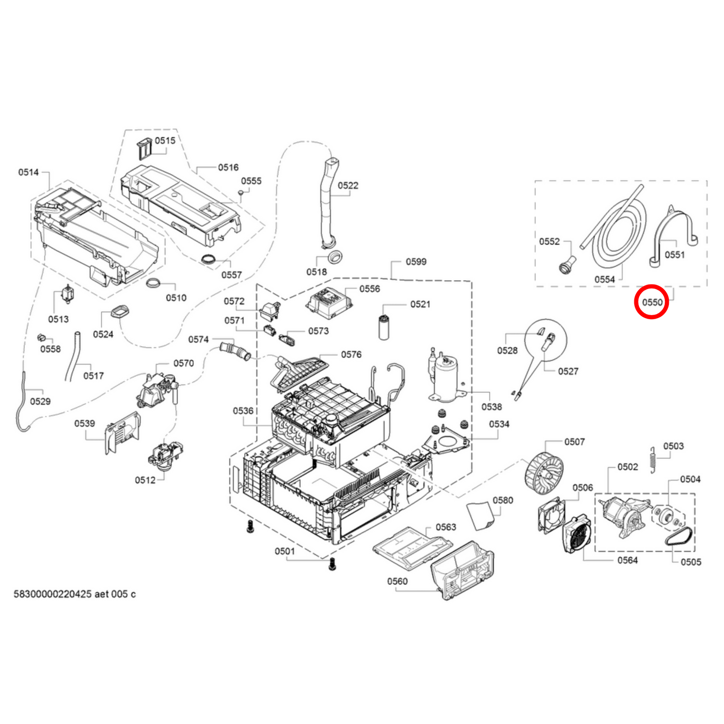 12029956 Bosch Dryer Outlet Hose Drain Kit