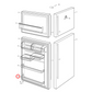 140008053054 Electrolux Fridge Door Shelf - A00805305