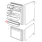 140014985018 Electrolux, Kelvinator Fridge Door Shelf - A01498501