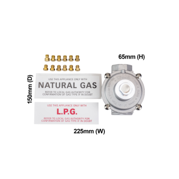 4055869038 Westinghouse Oven Natural Gas & LPG Conversion Kit - ES6114