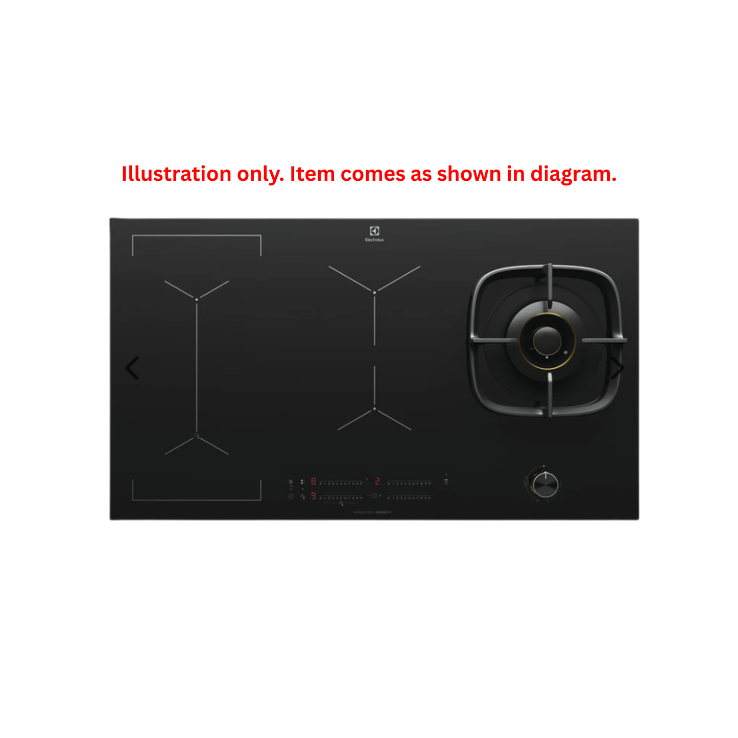 140044156150 Electrolux Cooktop Hop Glass Assembly
