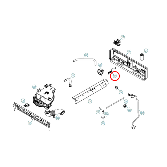 272028 Asko Washing Machine Balancing Spring