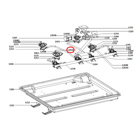 272823 Asko Cooktop Spark Plug L450