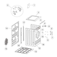410128 Haier Dryer Door Catch - H0020202923