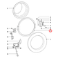 5067947 Miele Washing Machine Door Glass Ring - 5067944