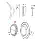 427791P Fisher & Paykel Dryer Door Window - 460519P