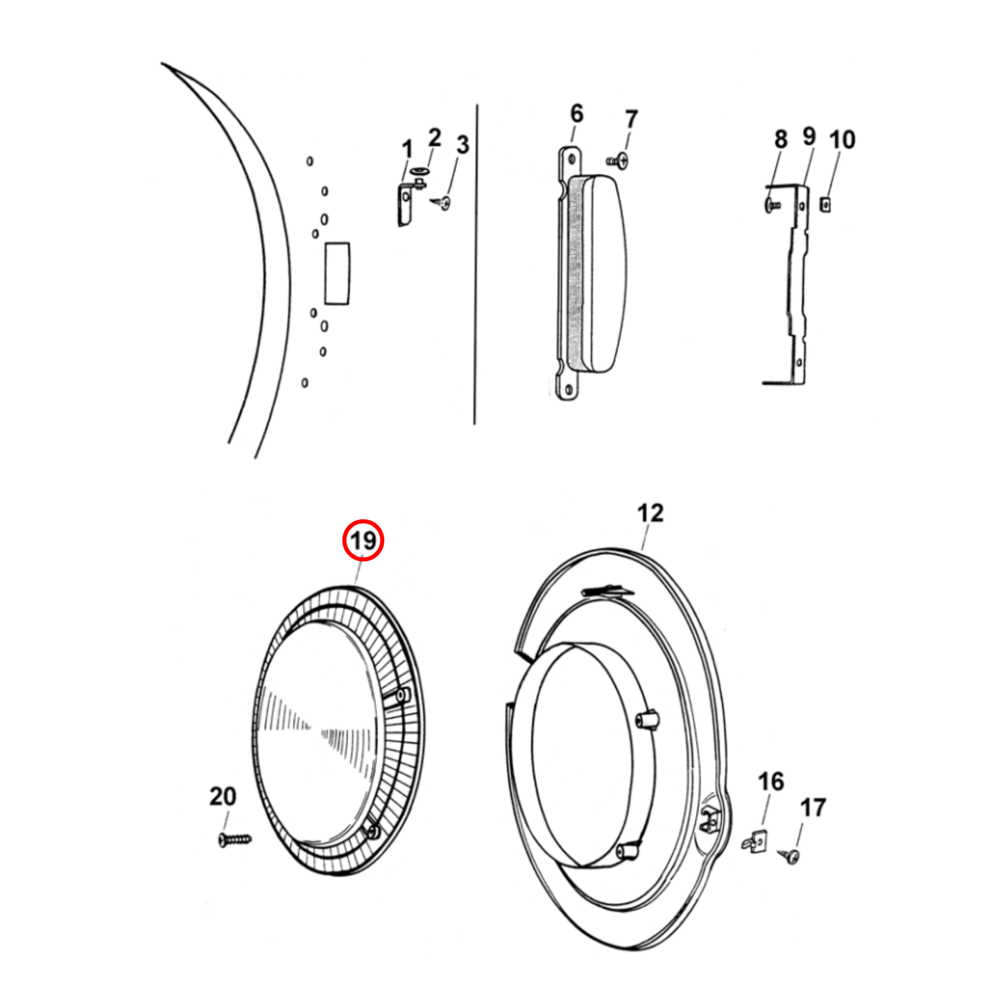 427791P Fisher & Paykel Dryer Door Window - 460519P