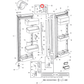 837039 Fisher & Paykel Fridge Hinge Flapper Top