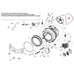 2907260500 Beko, Euromaid Washing Machine Drive Belt 5PJE1171