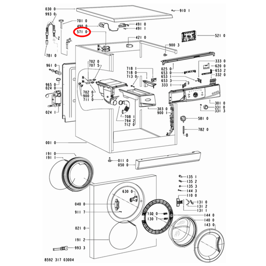 481227128558 Whirlpool Washing Machine 2 Way Inlet Valve - C00311060
