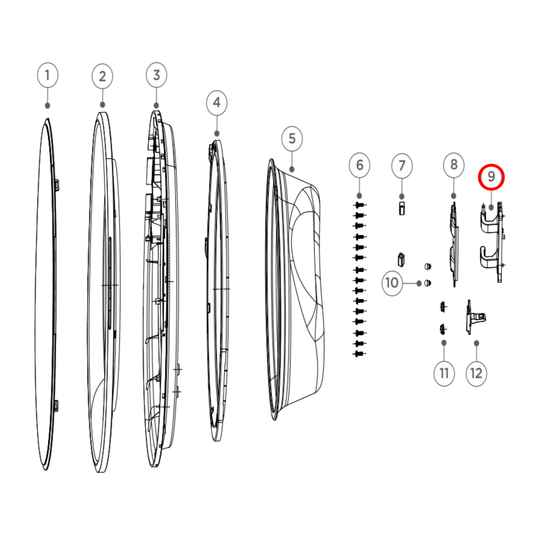 H0020101300A Haier Washing Machine Door Hinge