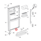 883066P Fisher & Paykel Fridge Freezer Seal - 845425P