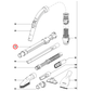 10615280 Miele Vacuum Cleaner Telescopic Pipe