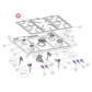083579300 Belling Cooktop Trivet