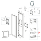 DA63-06284B Samsung Fridge Middle Door Shelf