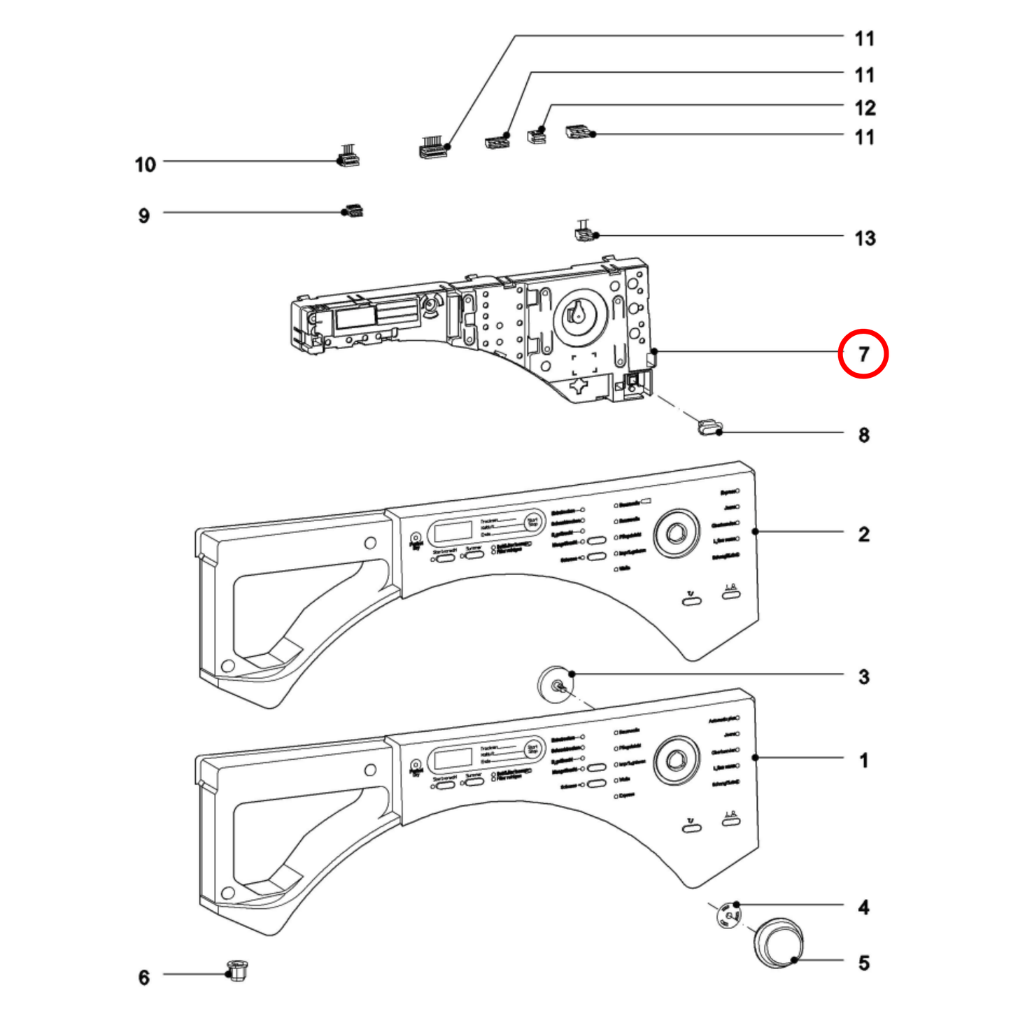7669358 Miele Dryer PCB Control Unit - 7847162