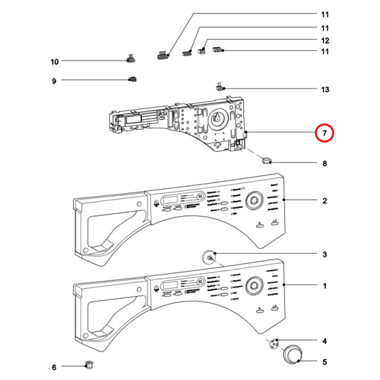 7669358 Miele Dryer PCB Control Unit - 7847162