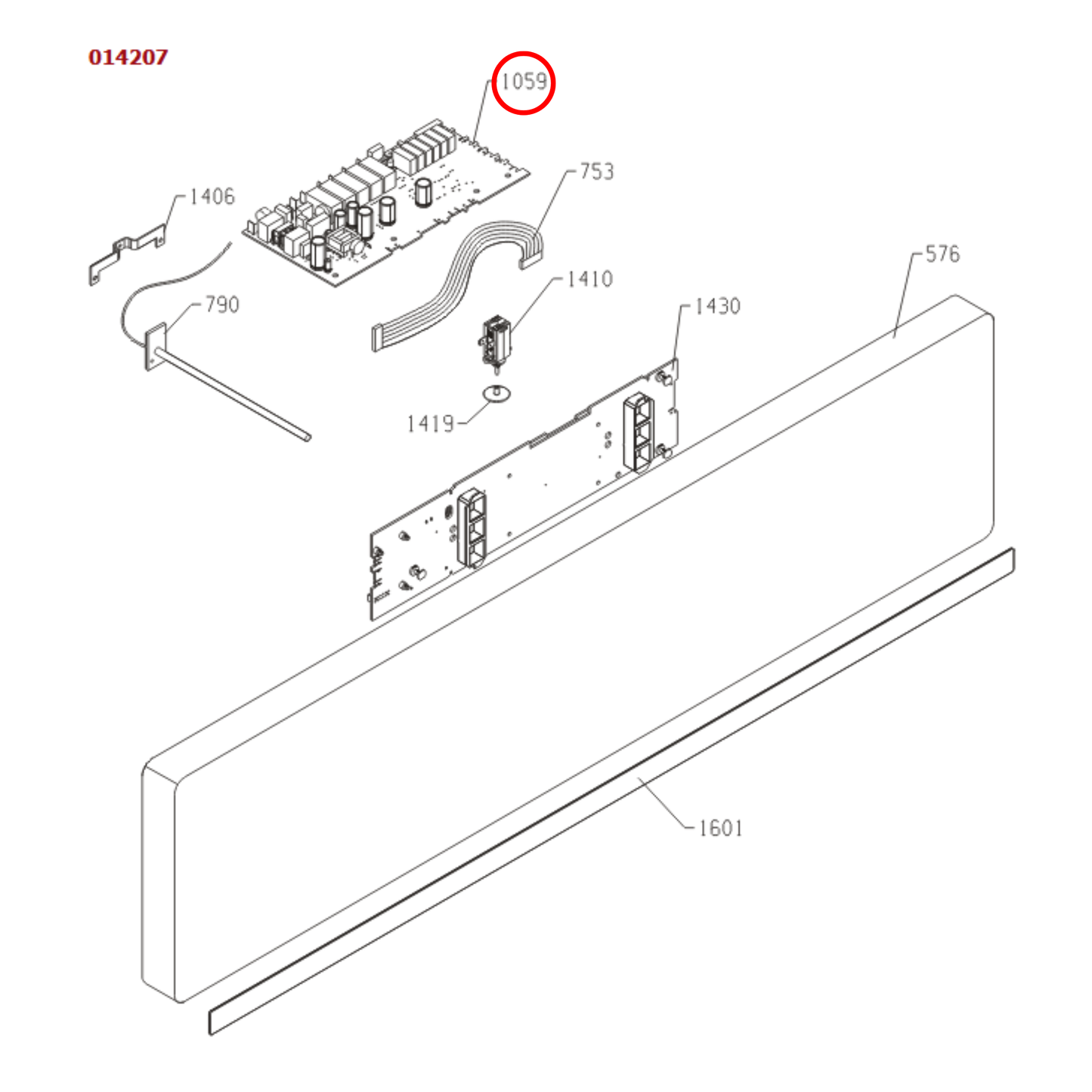 543623 Asko Oven Relay Module Nano 9005