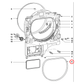 5860451 Miele Dryer Air Shield Seal