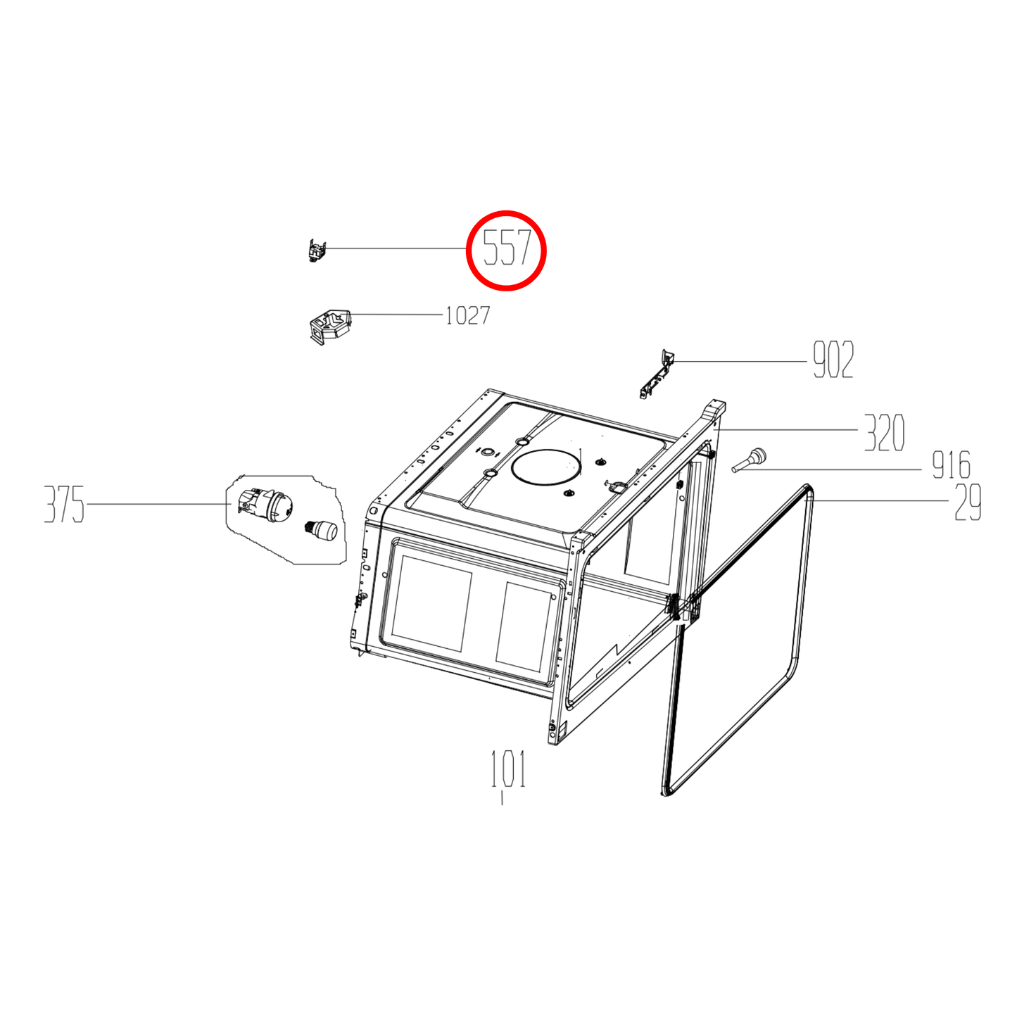 263410017 Baumatic, Euromaid Oven Over Temperature Thermo Cut Out 250C
