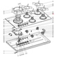 272647 Asko Cooktop Burner O-Ring Seal
