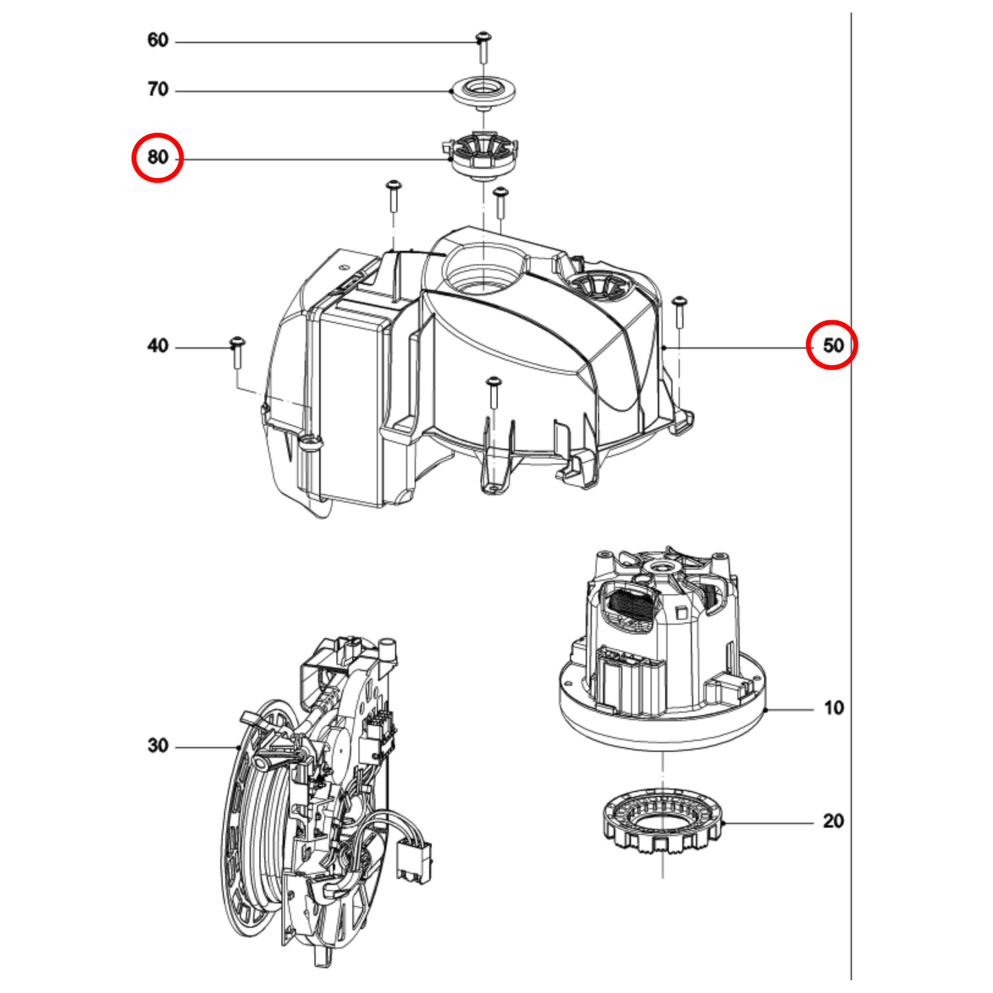 9734825 Miele Vacuum Cleaner Air Shield Hygiene E10 - 9734822