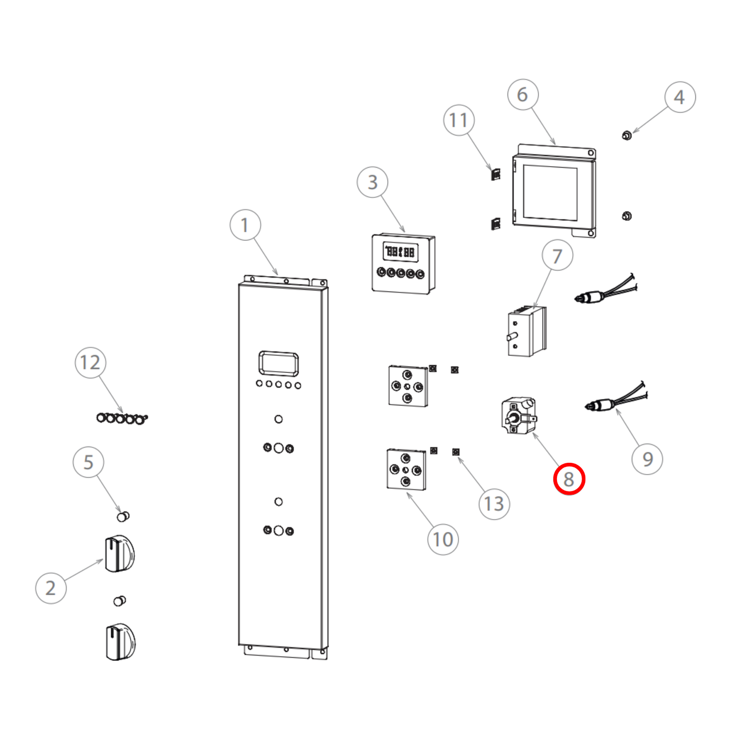 574336 Elba, Fisher & Paykel Oven Thermostat