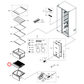 DA97-19933D Samsung Fridge Crisper Drawer Cover - DA97-19933A