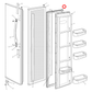 1760008661 Electrolux, Westinghouse Fridge Freezer Door Seal - 4055743183