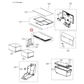 ACQ89579305 LG Fridge Crisper Glass Shelf