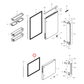 DA97-13186D Samsung Fridge Door Seal For Freezer