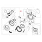 DC97-20742D Samsung Washing Machine Door Assembly
