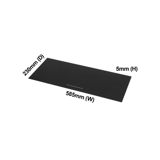 4055550018 Chef Westinghouse Oven Grill Door Inner Glass - 0255003700