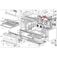 806890840 Smeg Oven Upper Grill Element 1200W-1700W - 806890484