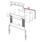 4055919973 Electrolux Oven Door Inner Glass - 0255003567