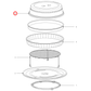 6636792 Miele Microwave Cover Plastic - 6636790
