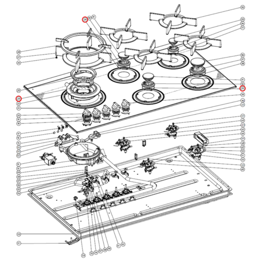 272646 Asko Cooktop Burner O-Ring Seal