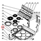 30104800006 Baumatic, Euromaid Cooktop Coil Element Socket - 33305015