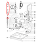 7638501 Miele Dishwasher Aquastop Hose 2M - 5268991