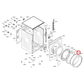 12006886 Bosch Washing Machine Door Glass Cover