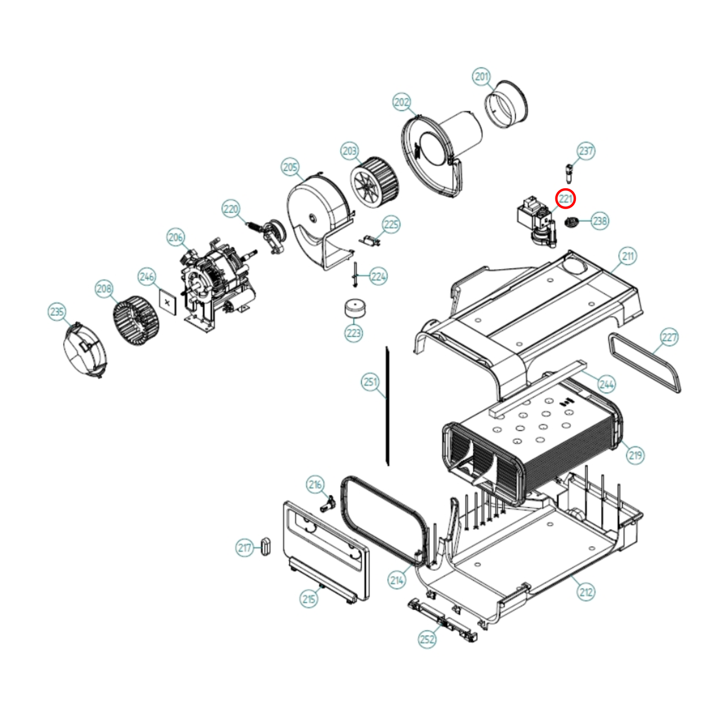 442027 Asko Dryer Water Pump KPL 50HZ